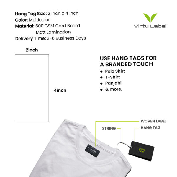a white shirt with a price tag