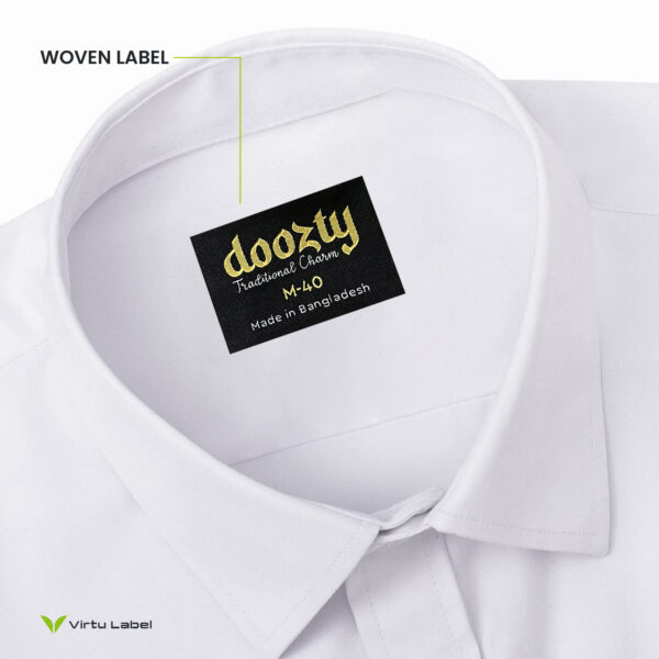 formal shirt label